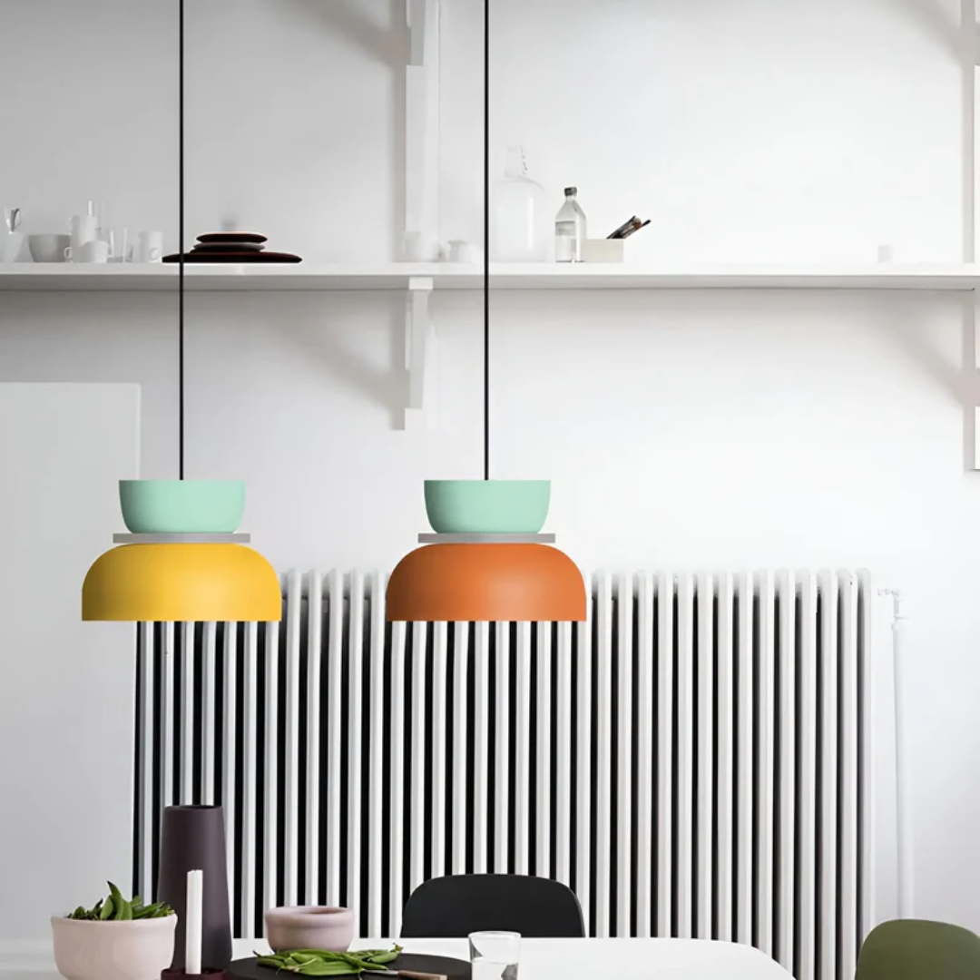 BowLift | Colourful and Trendy Macaron LED Pendant Light - VividGlow