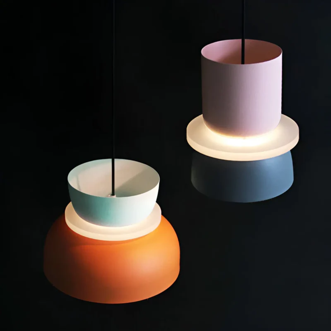 BowLift | Colourful and Trendy Macaron LED Pendant Light - VividGlow