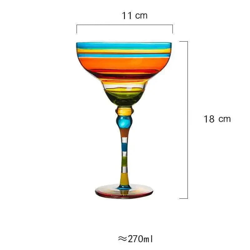 BowLift | Colorful Margarita Cocktail Glass