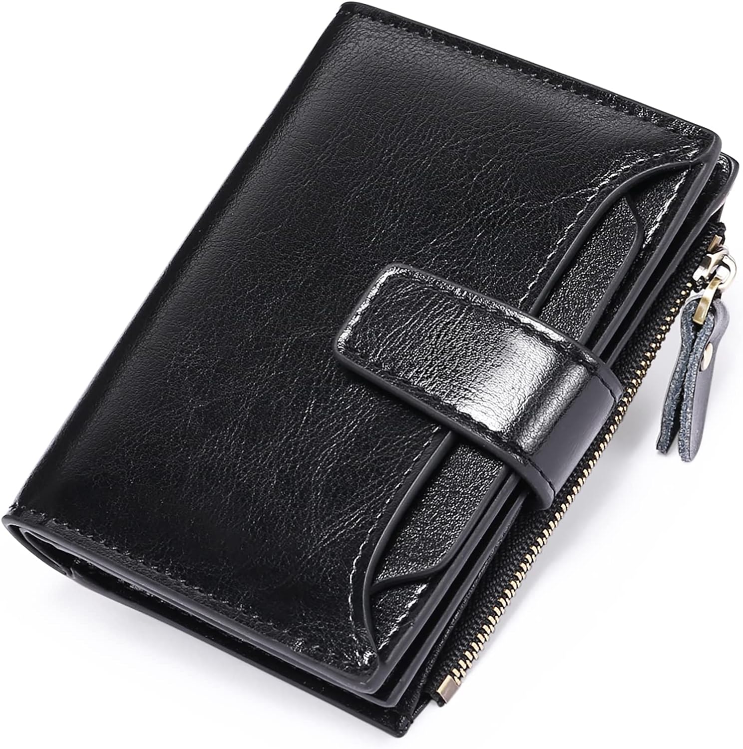 BowLift | Compact Genuine Leather RFID Blocking Multi-Functional Wallet