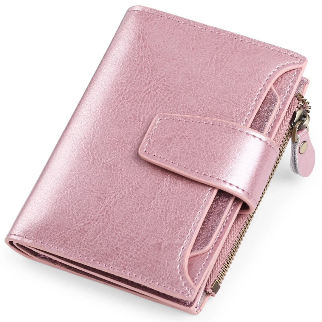 BowLift | Compact Genuine Leather RFID Blocking Multi-Functional Wallet