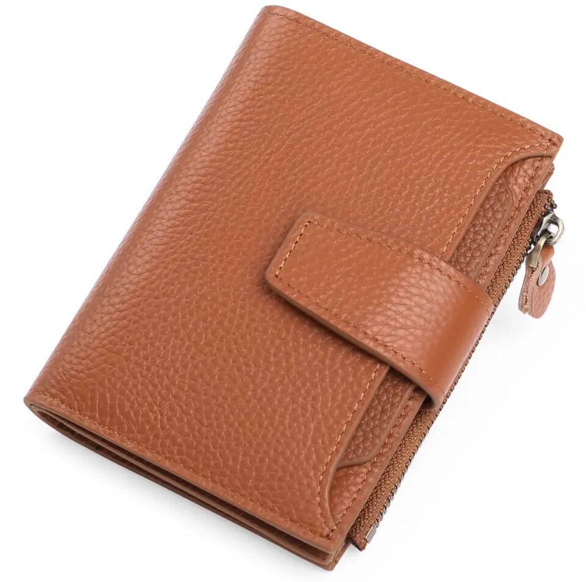 BowLift | Compact Genuine Leather RFID Blocking Multi-Functional Wallet