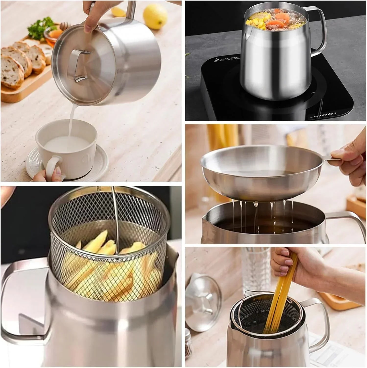 BowLift | Compact Round Deep Fryer - SnackMaster Pro