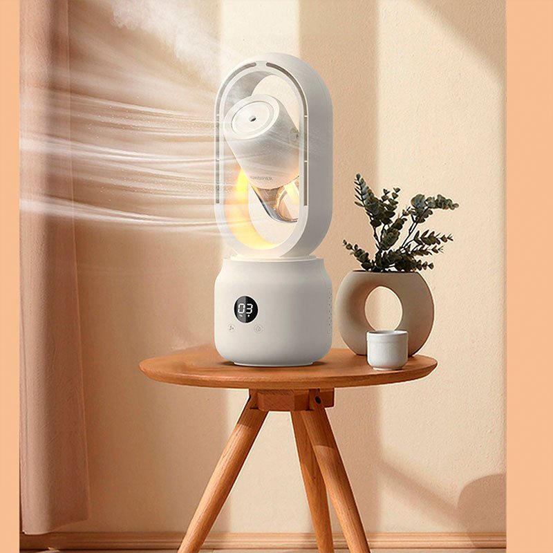 BowLift | COOLMIST – Portable Bladeless Fan with Humidifier and Night Light