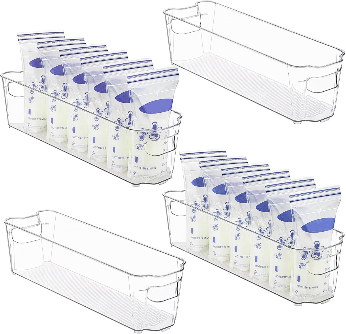 BowLift | COOLORGANIZE – Transparent Refrigerator Storage Bins for Clutter-Free Kitchen