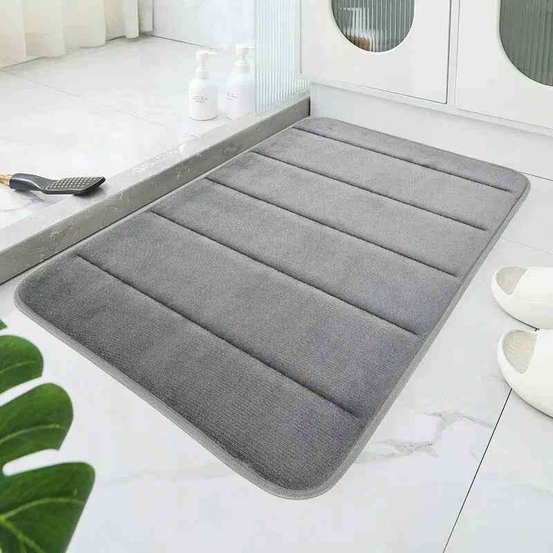 BowLift | CORAL VELVET MAT – Soft Bathroom Mat with Non-Slip Design for Comfort & Safety