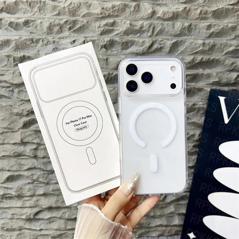 BowLift | CrystalMag – Clear MagSafe Compatible Case for iPhone 11-17 Series