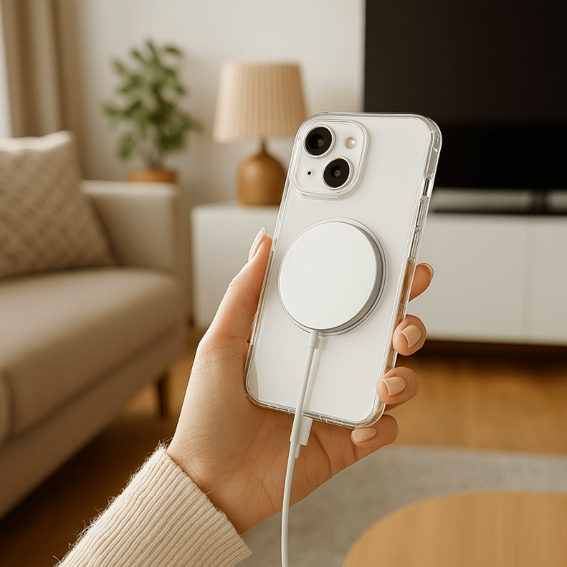 BowLift | CrystalMag – Clear MagSafe Compatible Case for iPhone 11-17 Series