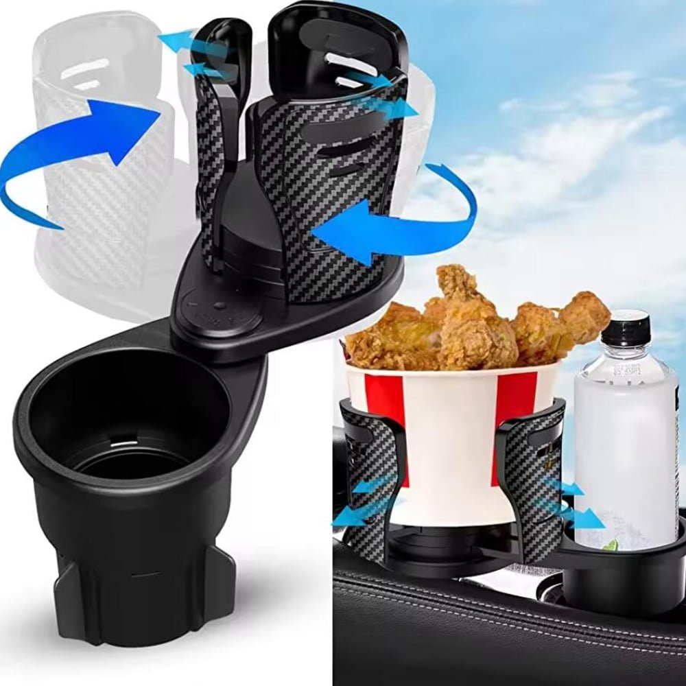 BowLift | Cupswivel – Dual Rotating Car Cup Holder for Drinks & Easy Access