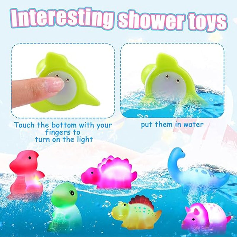 BowLift | Glowing Dinosaur Shaped Bath Toy