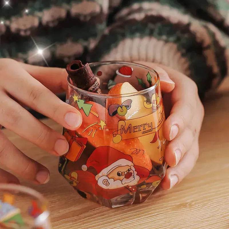 BowLift | 2025 Christmas Gift High Beauty Creative Cup Christmas Snowman Glass Cup High Temperature Resistant