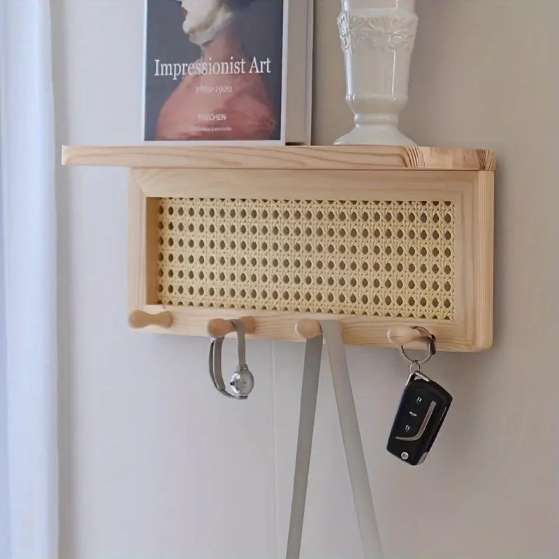 BowLift | HookShelf - Wooden Shelf with Hooks