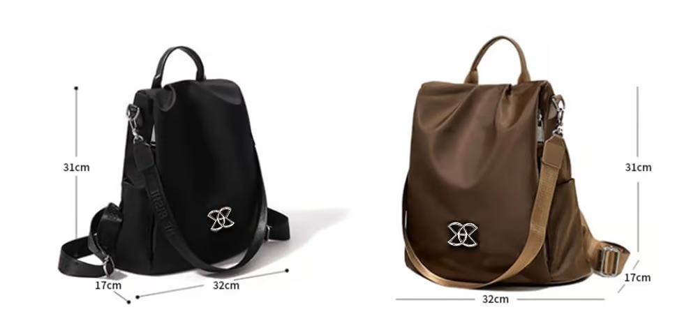 BowLift | Large Volume Theft-Proof Backpack — Secure Travel Backpack with Hidden Zipper
