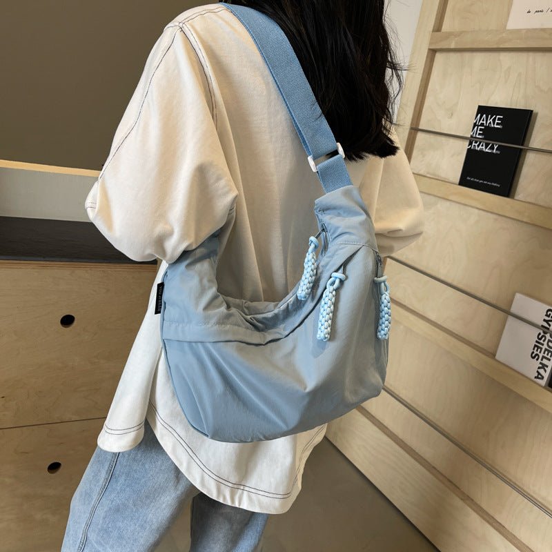 BowLift | EVERCARRY – Nylon Shoulder Bag with Smart Compartments for Everyday Use