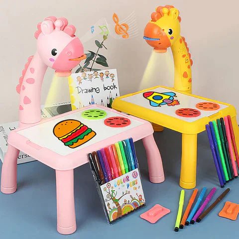 BowLift | DinoDraw Deluxe Drawing Board – Reusable Art Station for Kids – Creative and Educational Fun