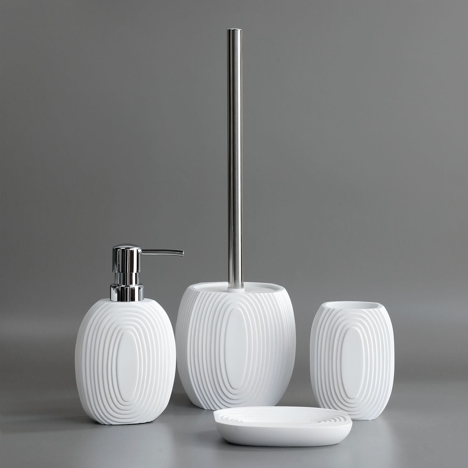 BowLift | BathLux - 4-piece bathroom accessories set