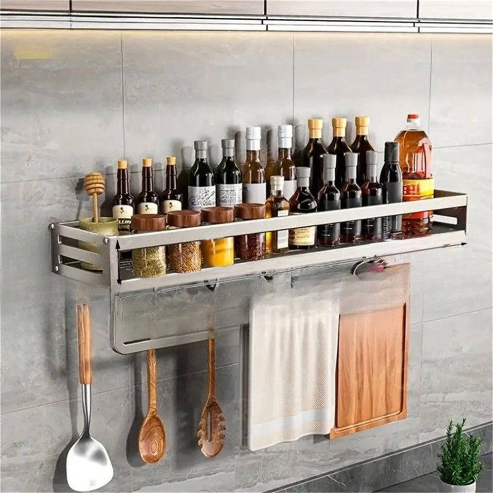BowLift | Elegant Aluminum Wall Shelf for Spices