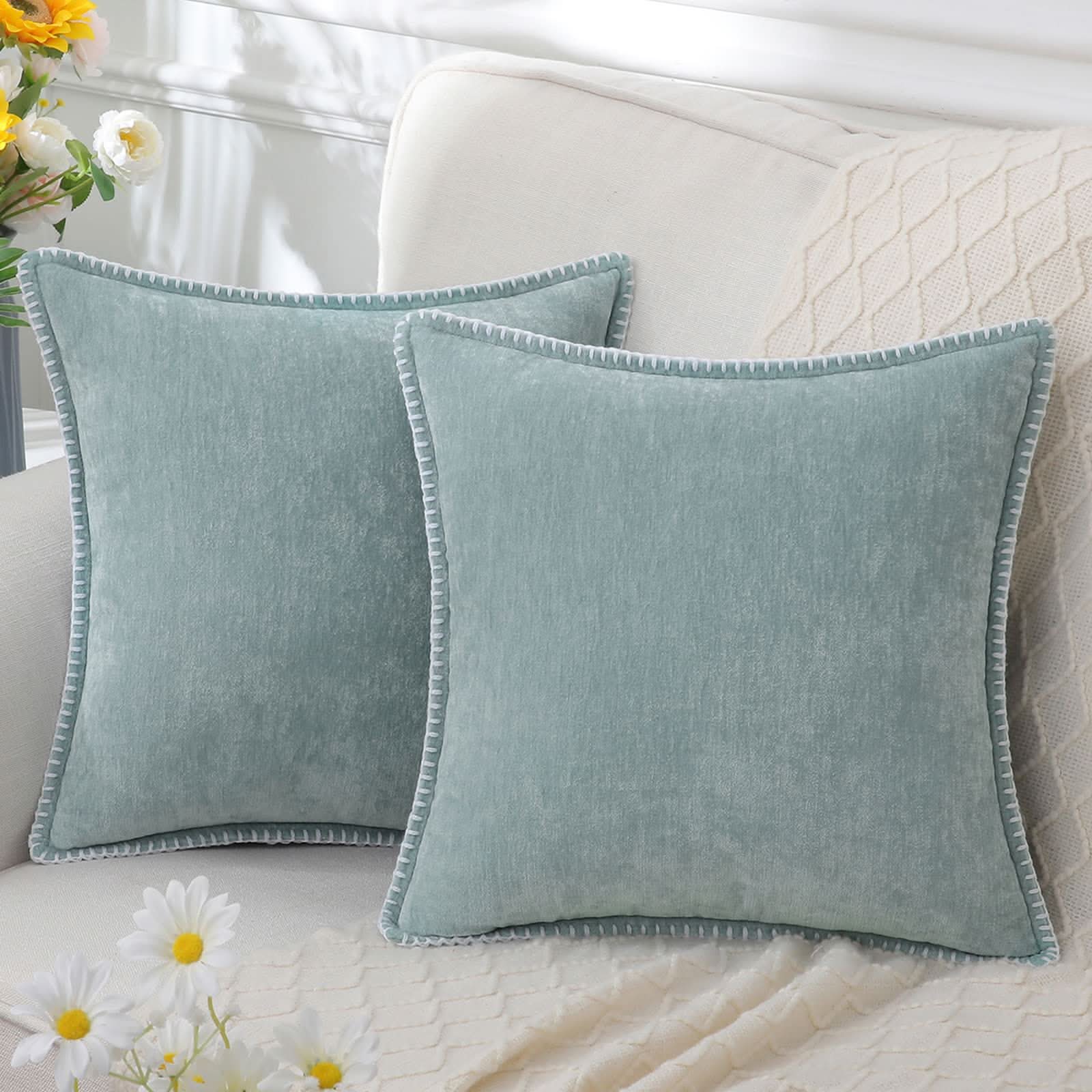 BowLift | Decorative Chenille Cushion Cover Soft Washable