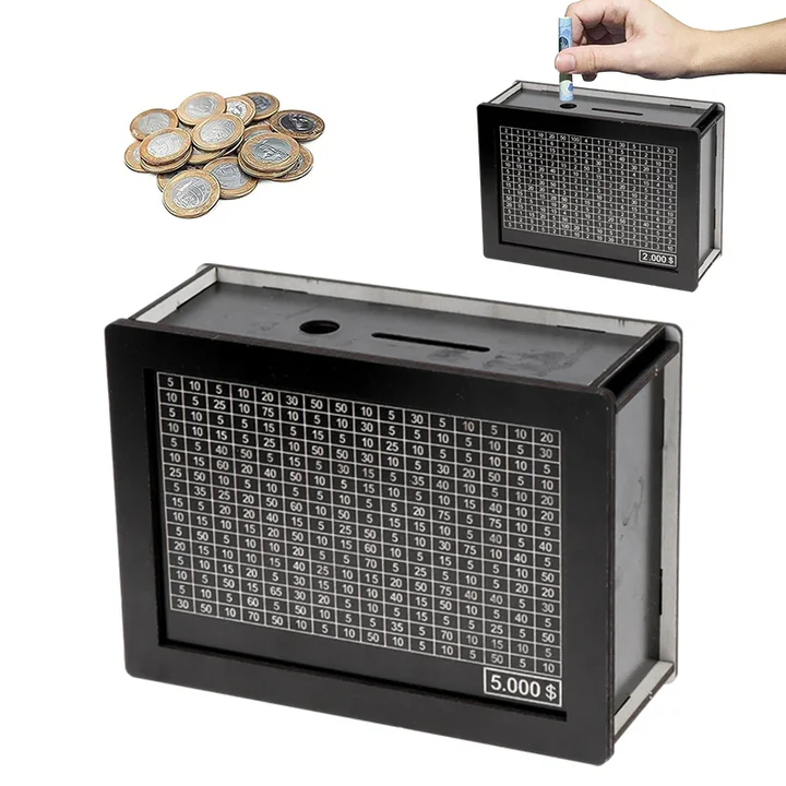 BowLift | Wooden Piggy Bank for Adults