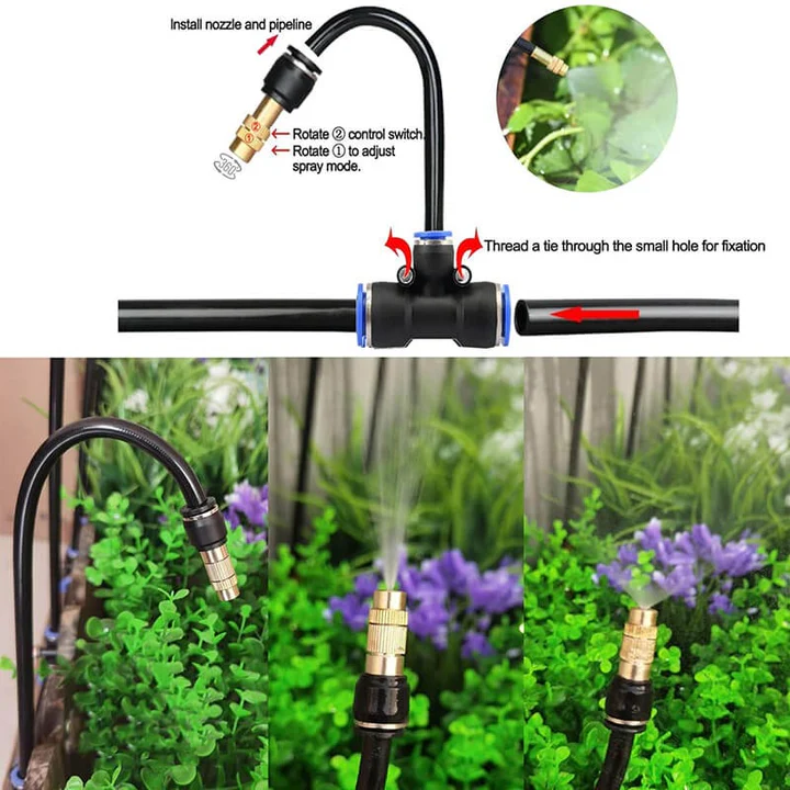 BowLift | Drip Irrigation Kit with 360 degree Flexible Hose