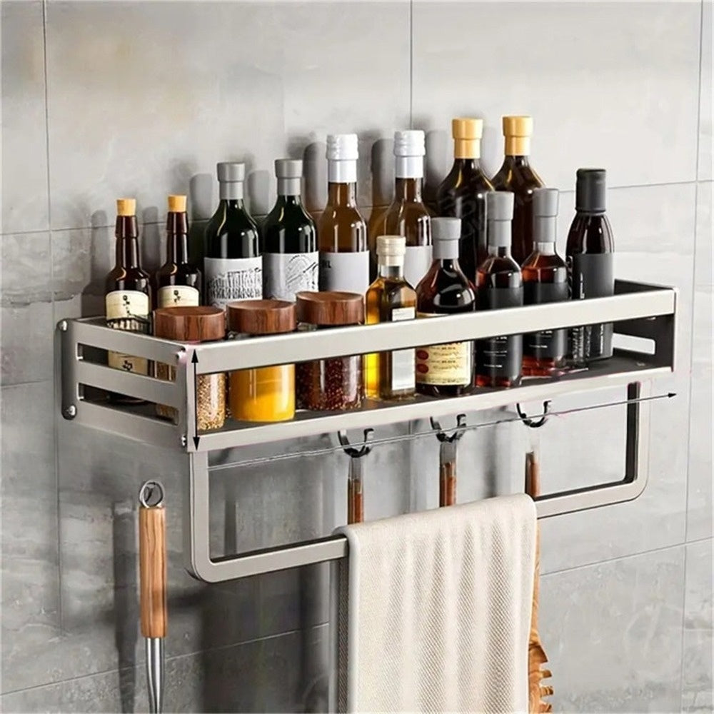 BowLift | Elegant Aluminum Wall Shelf for Spices