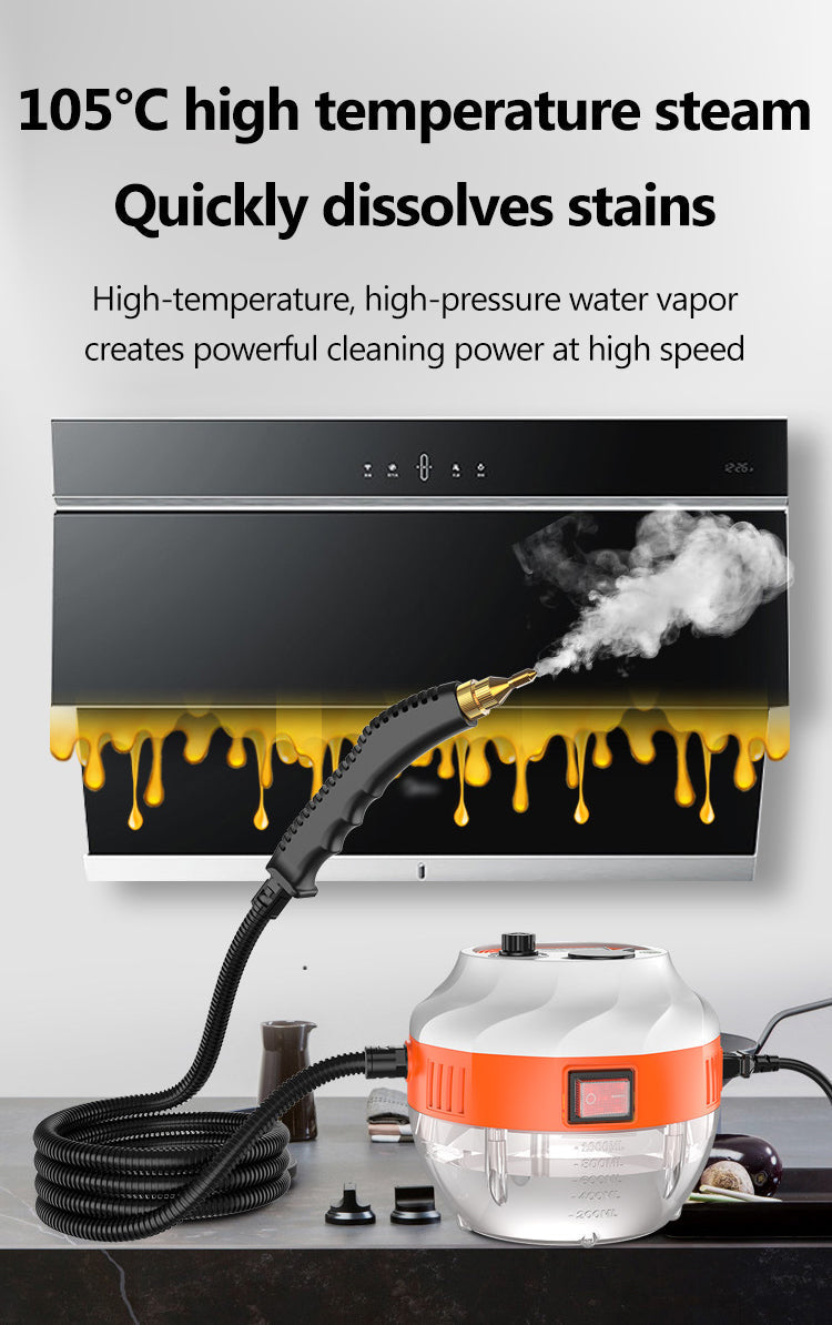 BowLift | 2800W High-Pressure Steam Cleaner – Powerful Home & Car Cleaning Device