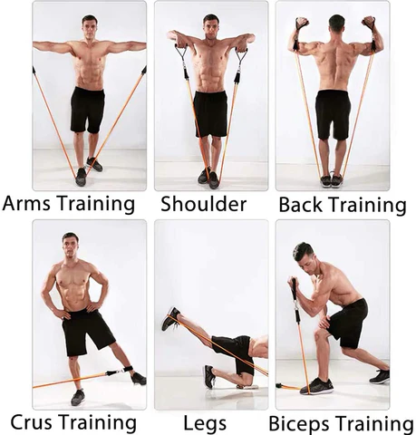 BowLift | Home Fitness Resistance Bands 12 piece Set