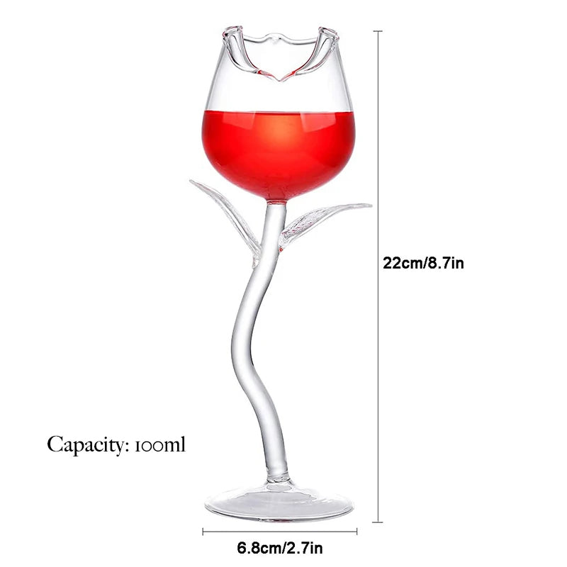 BowLift | 2Pcs Rose Shaped Wine Glass