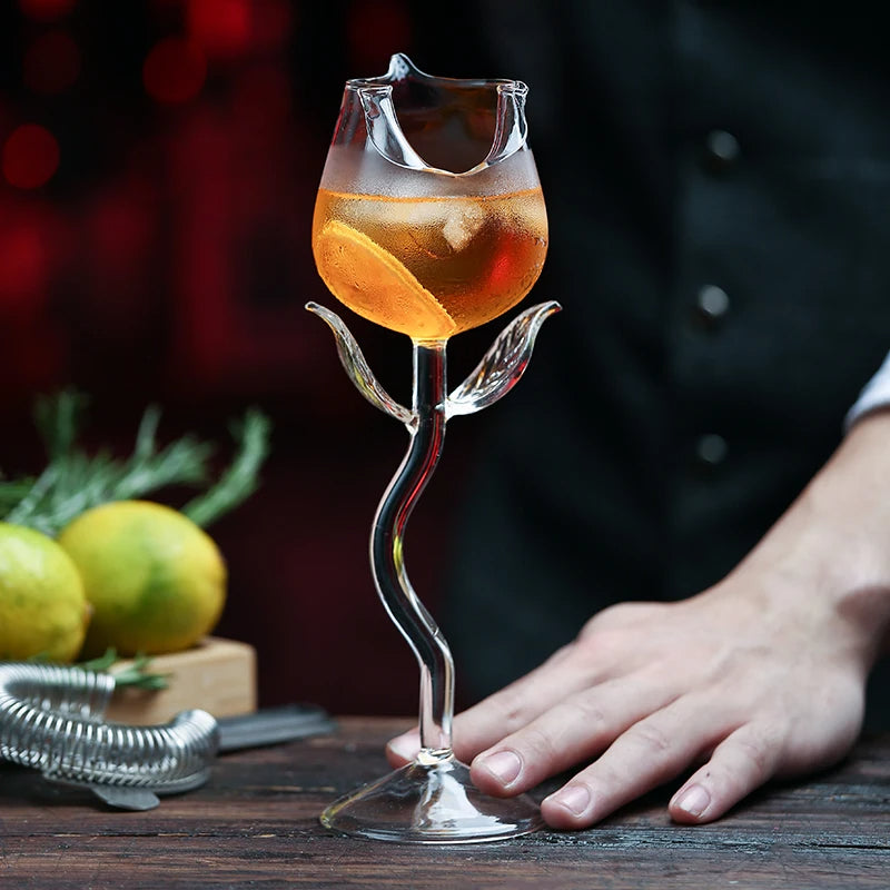 BowLift | 2Pcs Rose Shaped Wine Glass