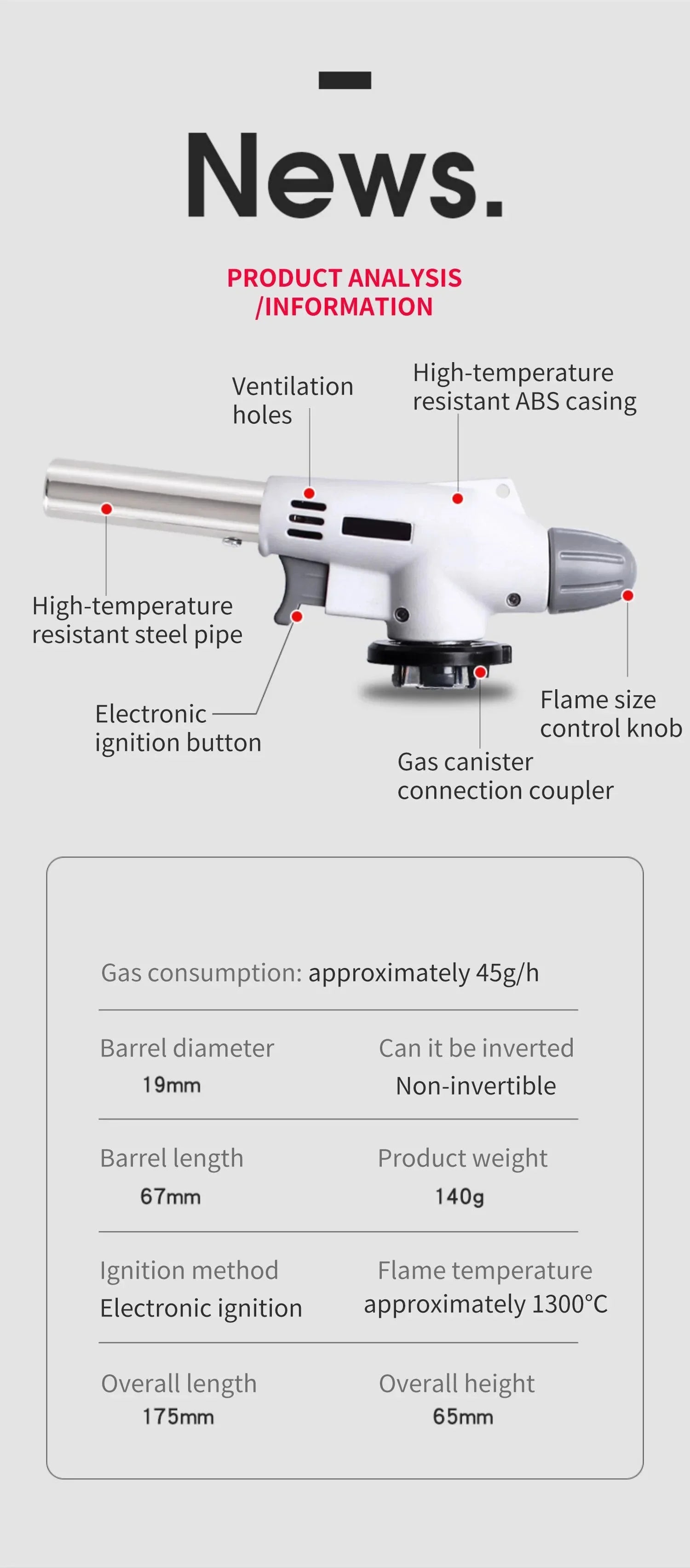BowLift | Portable Butane Gas Burner – Perfect for BBQ, Camping & Kitchen