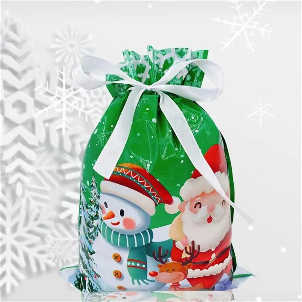 BowLift | Drawstring Reusable Christmas Gift Bags - Gift Packaging Bag Christmas Decorations