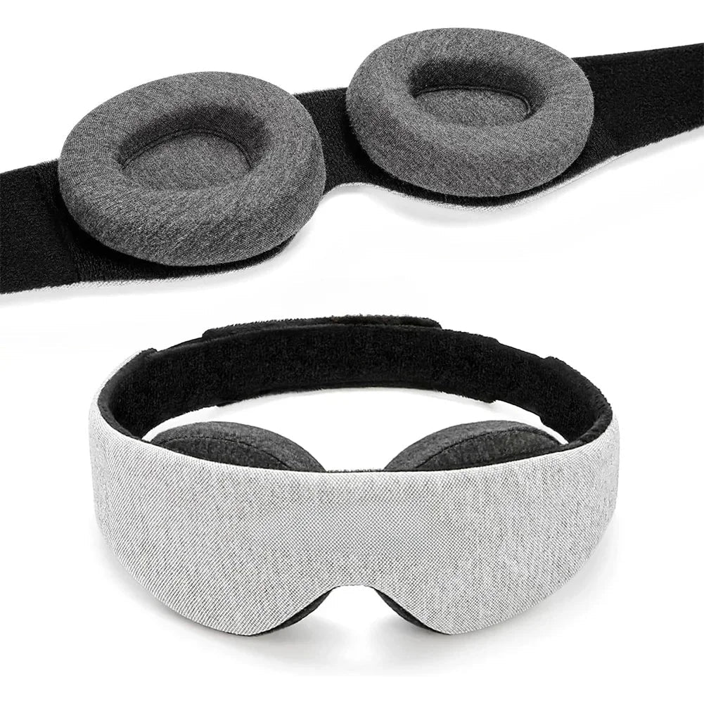 BowLift | DreamFoam 3D – Memory Foam Sleep Mask with Adjustable Eye Cups