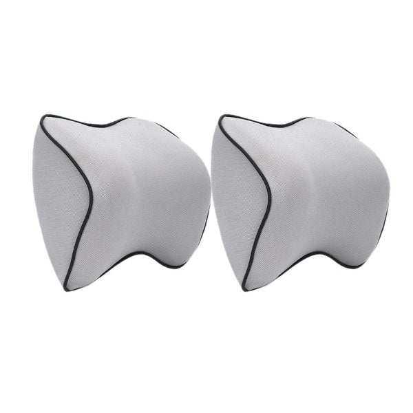 BowLift | DRIVECOMFORT – 2-Pack Memory Foam Neck Pillows for Ergonomic Travel Support