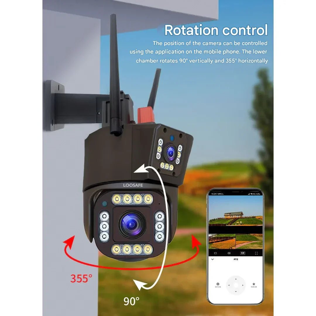 BowLift | GUARDIAN EYE 4K – Wireless Outdoor Security Camera with Solar Panel & 10x Zoom