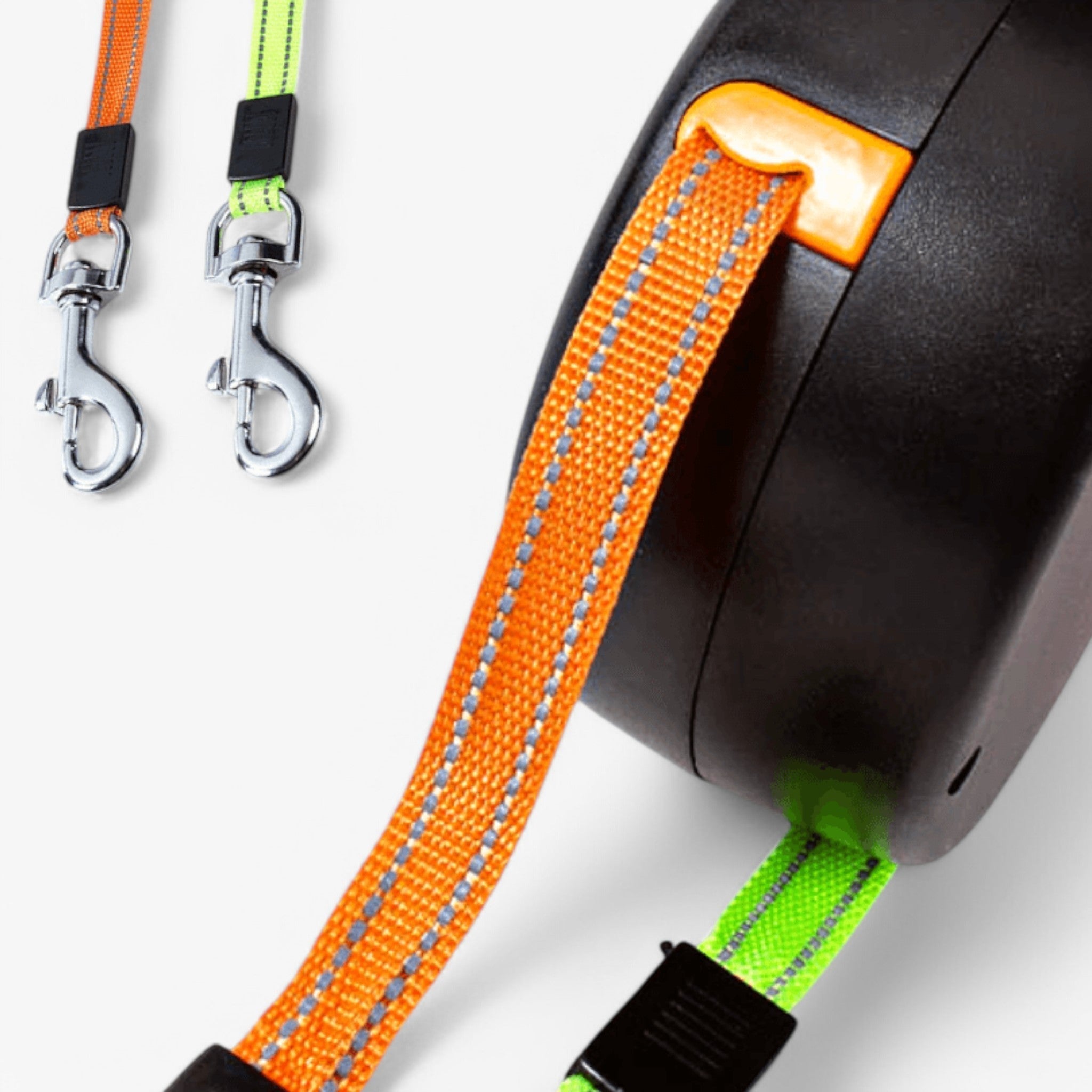 BowLift | Double Dog Leash with 360° Rotating Retractable Leads