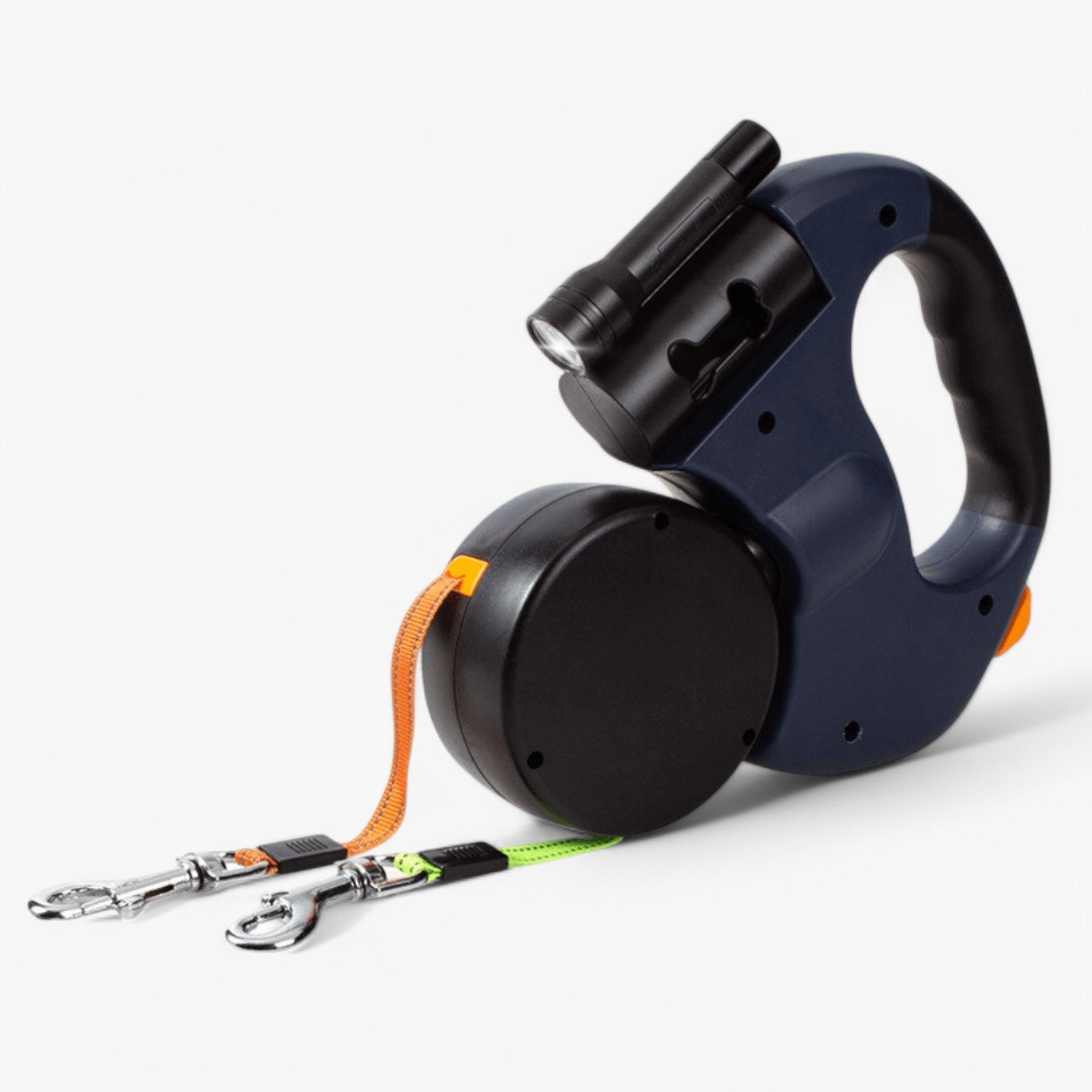 BowLift | Double Dog Leash with 360° Rotating Retractable Leads