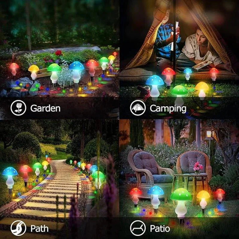 BowLift | Solar Garden Lights Mushroom Shape – Transform Outdoor Areas into a Fairyland