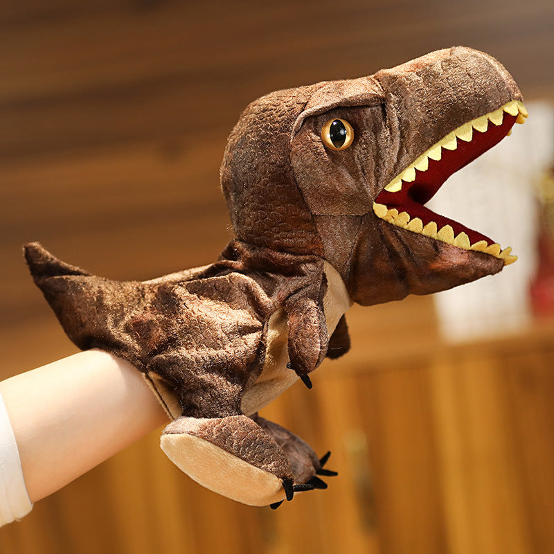 BowLift | Dinosaur Hand Puppet-Brown