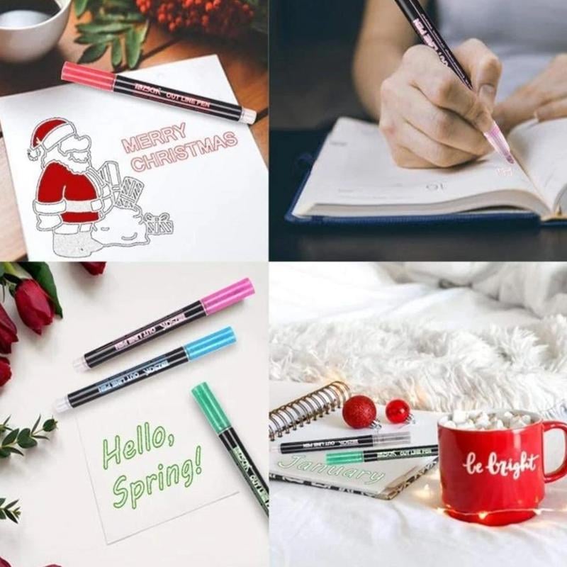 BowLift | Metallic Marker Pens – Ideal for Cards, Hand Lettering & Crafting