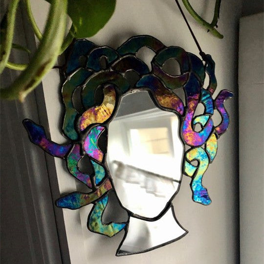 BowLift | Medusa Stained Glass Suncatcher Mirror