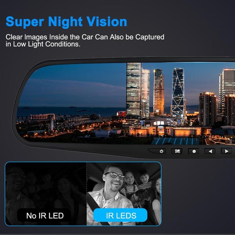 BowLift | Front and Rear Dual Recording HD Night Vision Dash Cam