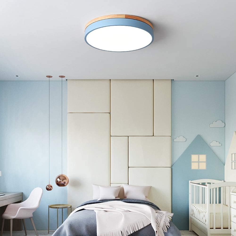 BowLift | Ceiling Light Modern Wood LED Flush Fitting