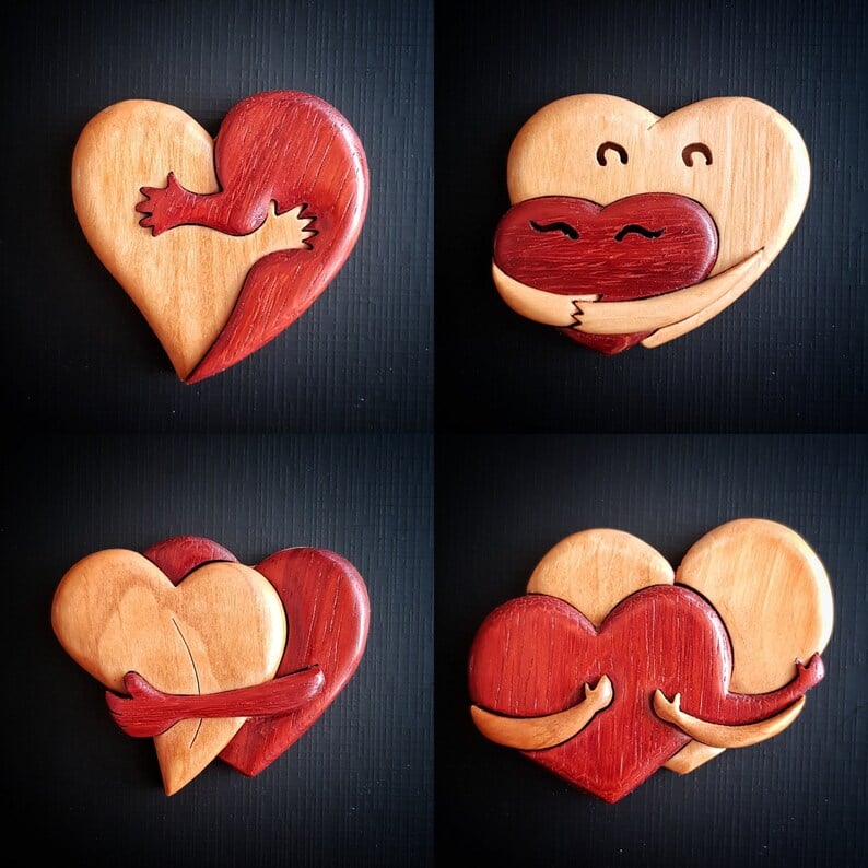 BowLift | A Hug From My Heart For You (Handmade Wood Carvings)
