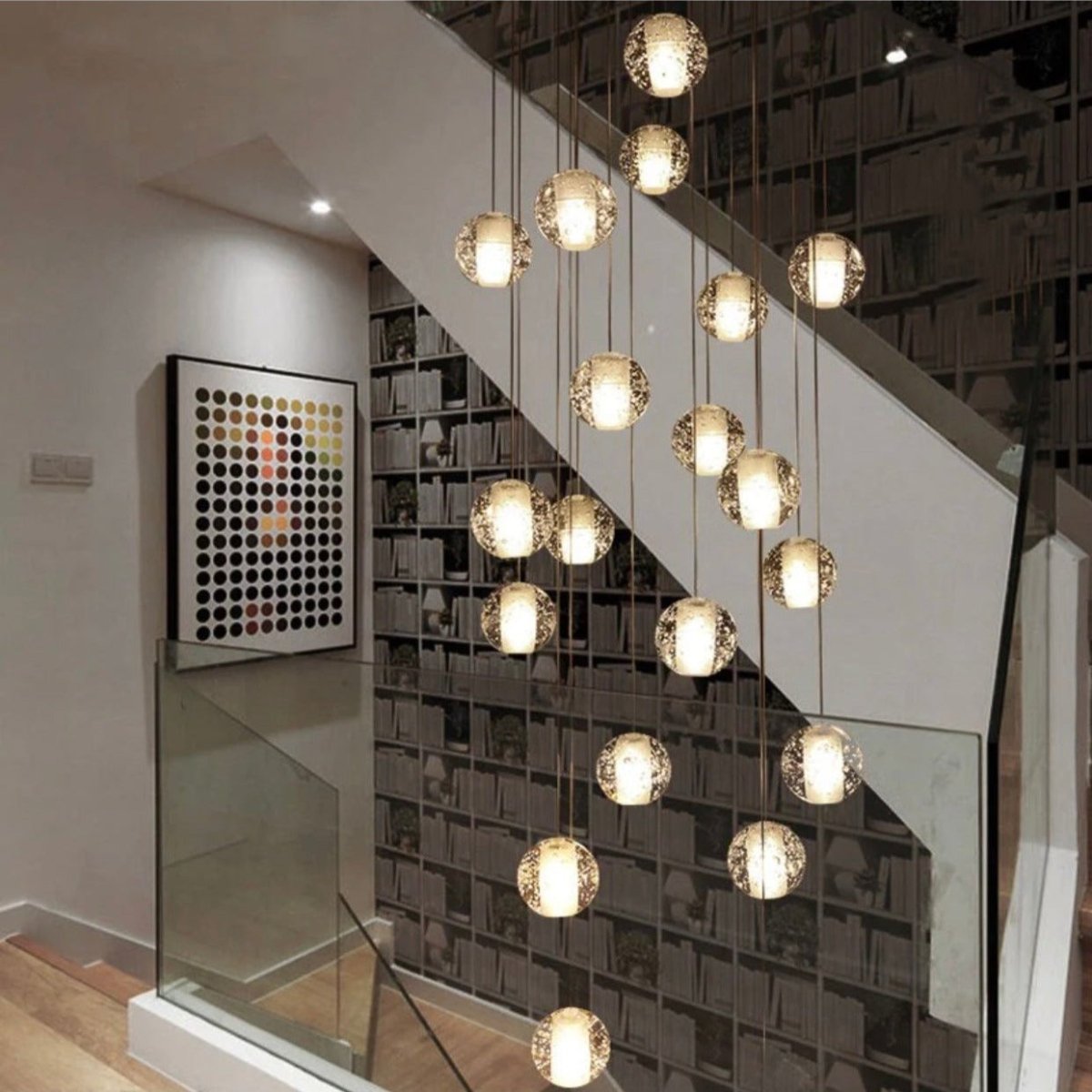 BowLift | GlowCrystal - Pendant Lighting