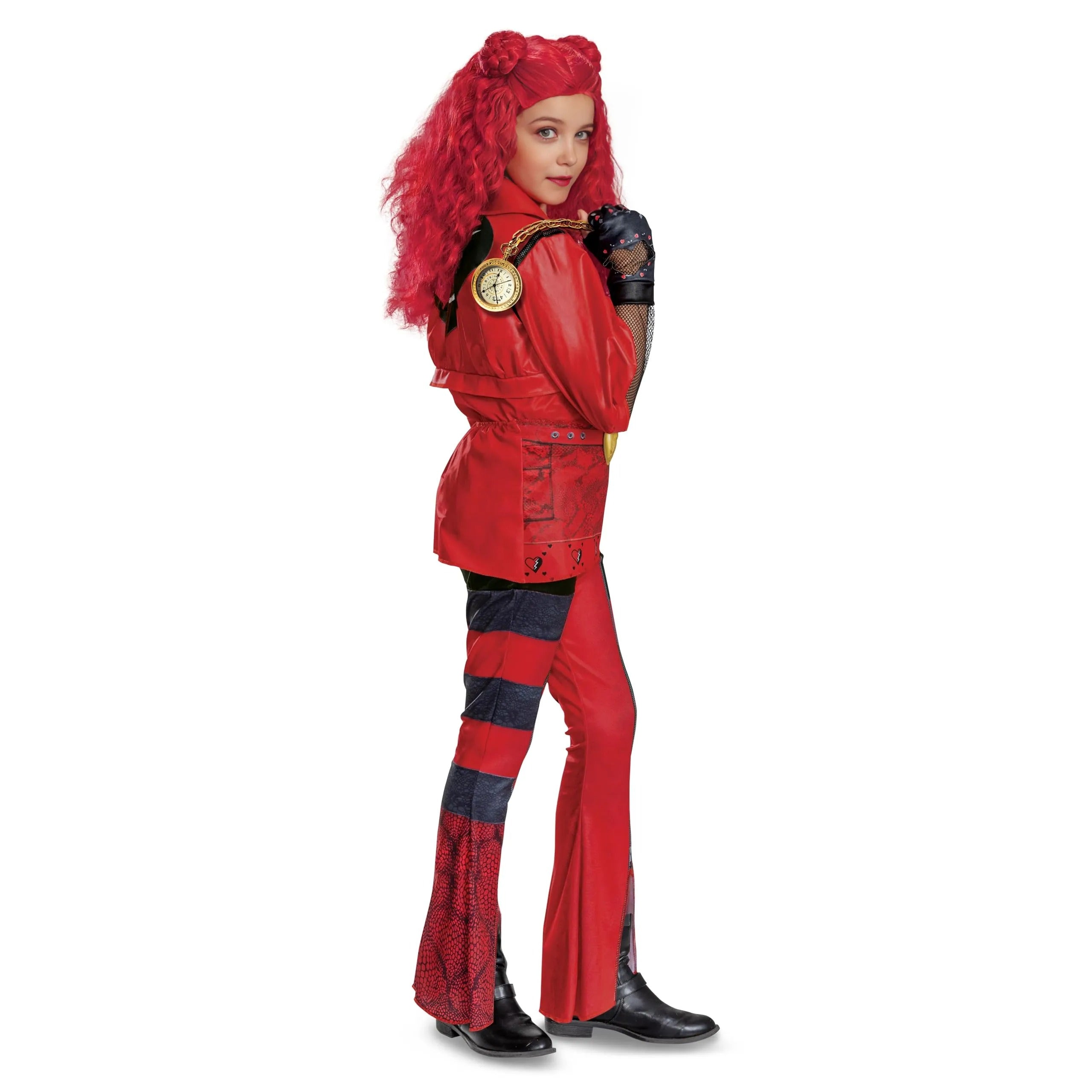 BowLift | Girls Villain Halloween Costume Long Sleeve Flared Pants