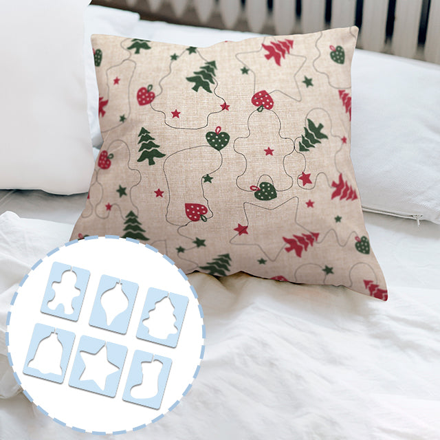 BowLift | Christmas Motif Quilting Template Set (6 PCS) - With Instructions