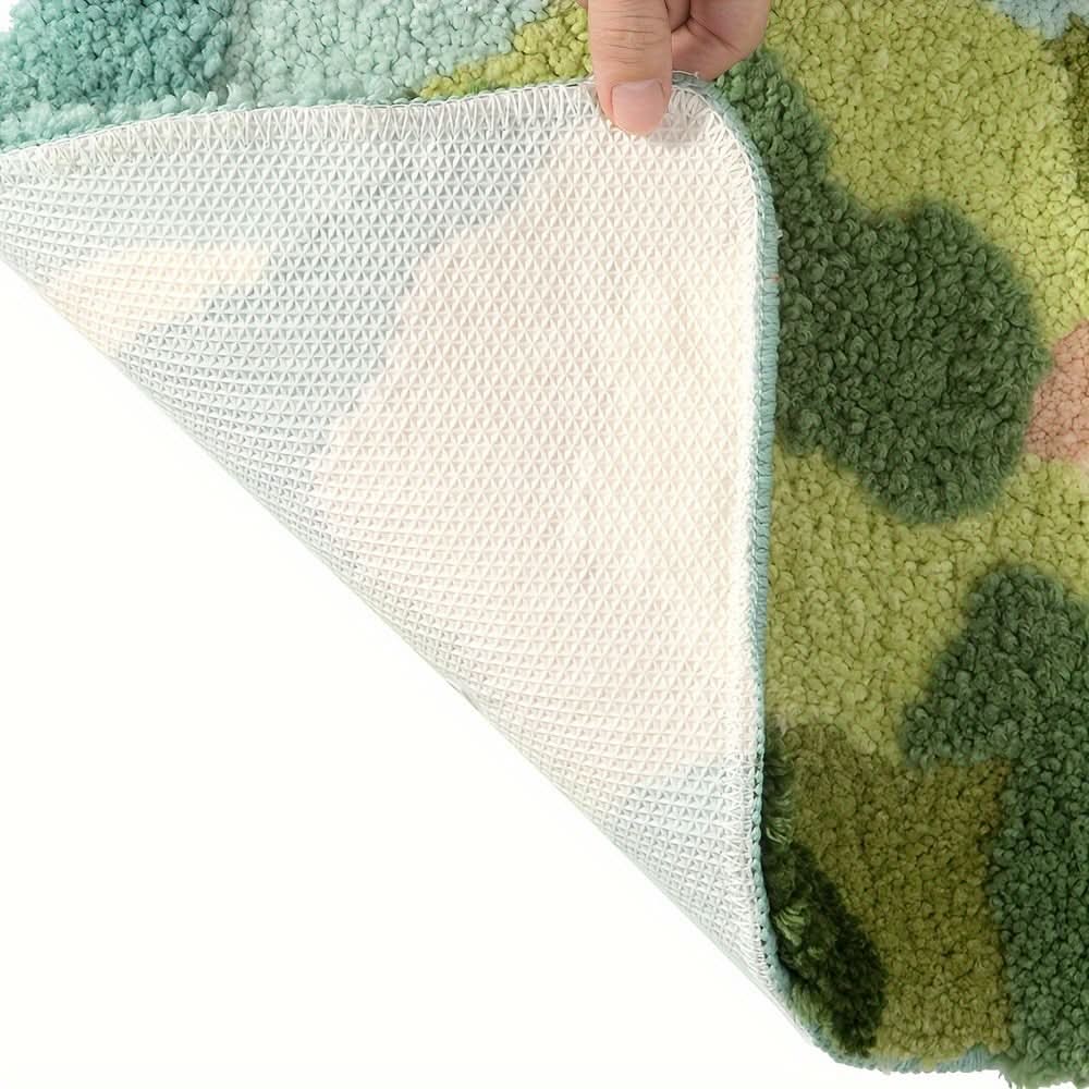 BowLift | FlorSoft - Extra absorbent bath mat with floral pattern