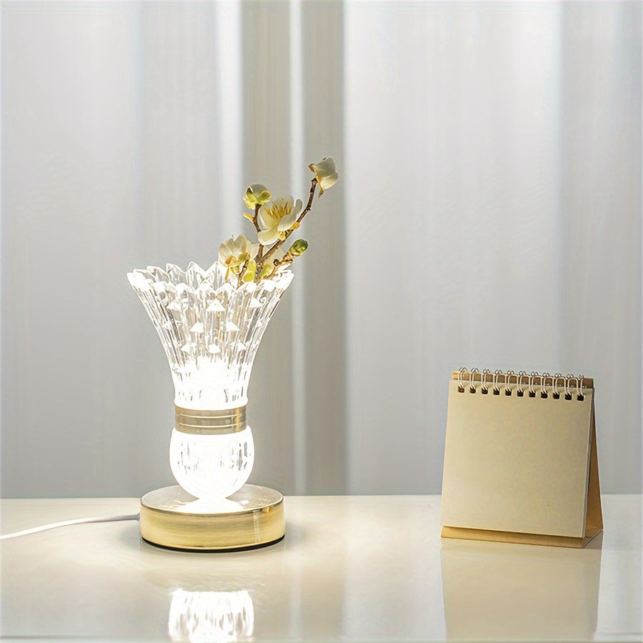 VaseLight - LED Crystal Table Lamp with Dimmable Atmosphere Bowlift