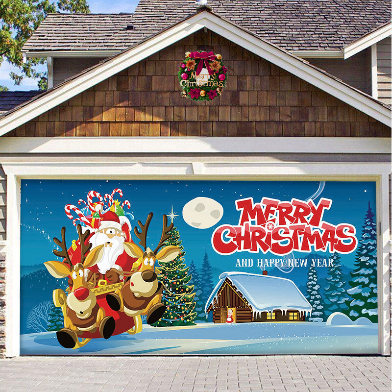 BowLift | Christmas Carsge Door Banner Ornament