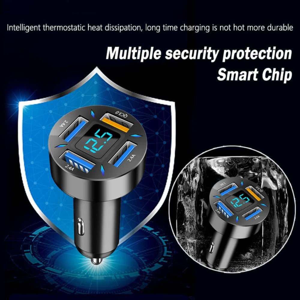 BowLift | Car Charger Fast USB Multi Port Adapter